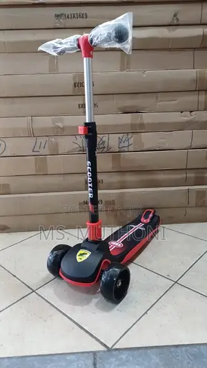 Ferrari 3-Wheel Scooter with LED Wheels
