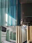 Heavy-Duty Polyester Hospital Curtains With Mesh (Per Meter) - 2
