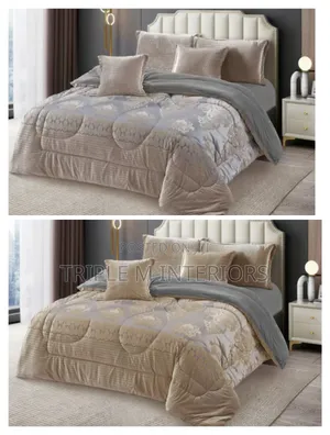 6x7 Premium Silk Duvet Set - Vipande 6