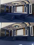 Premium Navy Blue 4mm Delta Carpet for Raised Stage - 3