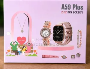 A59 Plus Smartwatch with Big Screen & Luxury Accessory Set