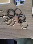 Metal Curtain Rings (Set of 12) - 1
