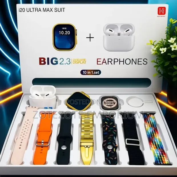 I20 Ultra Max 10-in-1 Smartwatch - 1