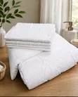 Tufted Duvet Cover Set - Nyeupe - 2