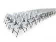 White Plastic Folding Chairs - Bulk Set - 2