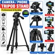 Professional Camera Tripod Stand with Phone Holder - 2