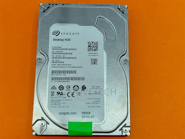 Seagate 500GB SATA 3.5" Desktop Internal Hard Drive - 1