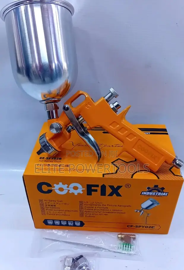 Spray Gun ya Pneumatic 0.6L Gravity Feed - 1