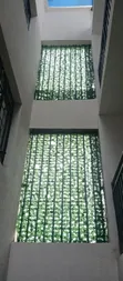 Artificial Flower Plants Fence ya Balcony ya Faragha kwa Mita - 2