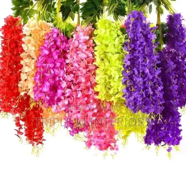 Maua Bandia ya Wisteria | Wisteria Nusu kwa Hoteli, Ofisi, Nyumba - 1