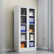 2-Door Glass Office Filing Cabinet - 5