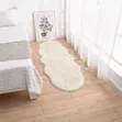 Premium Faux Fur Fluffy Bedside Mats - 1
