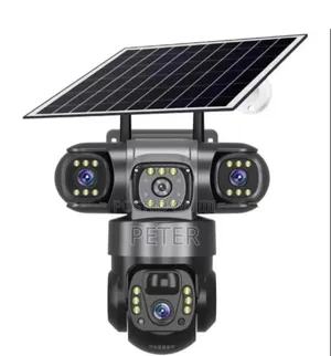 Triple Lens 4G Solar CCTV Camera