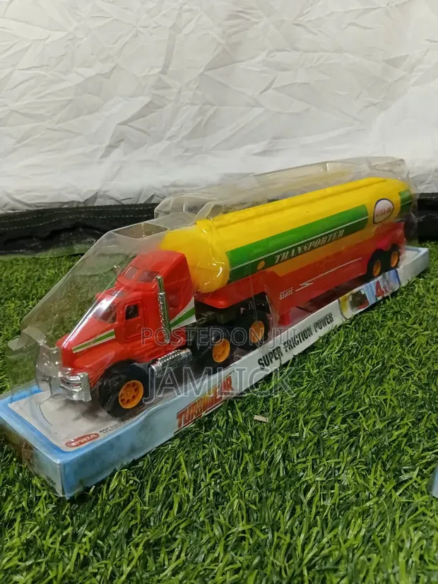 Treni ya Lori Kubwa ya Kuchezea - Friction Drive - 1