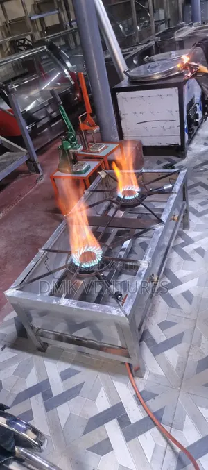 Commercial Stainless Steel Gas Cooker - 2 Burners