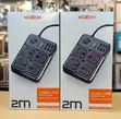 Moxom MX-ST15 12-in-1 Power Strip with 4 Sockets & 7 USB Ports - 1