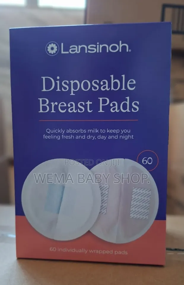 60Pcs Lansinoh Ultra Thin Disposable Breast Pads - 1