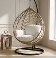Kiti cha Kukunja cha Hammock cha Nje cha Balcony - Brown - 2