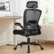 Ergonomic Mesh Office Chair with Flip Arms - 4
