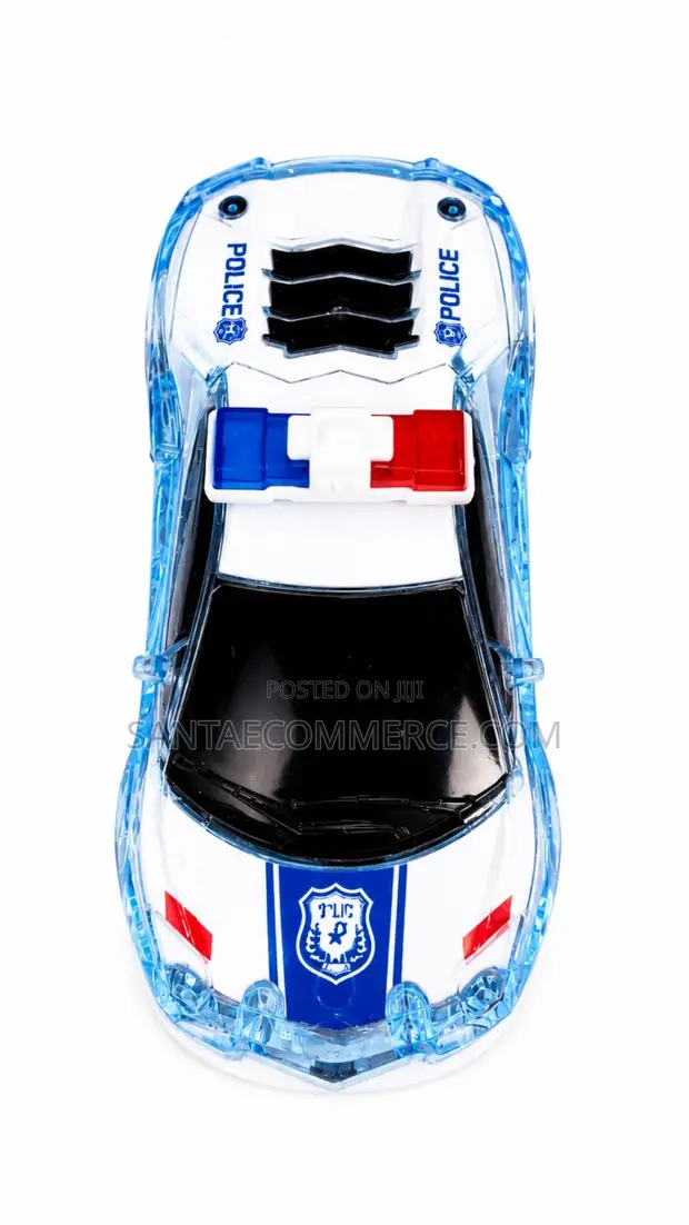 Kituu cha Kuchezea cha Gari la Polisi la Mini Racing - 1