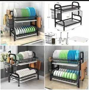 2-Layer Black Advanced Dishrack