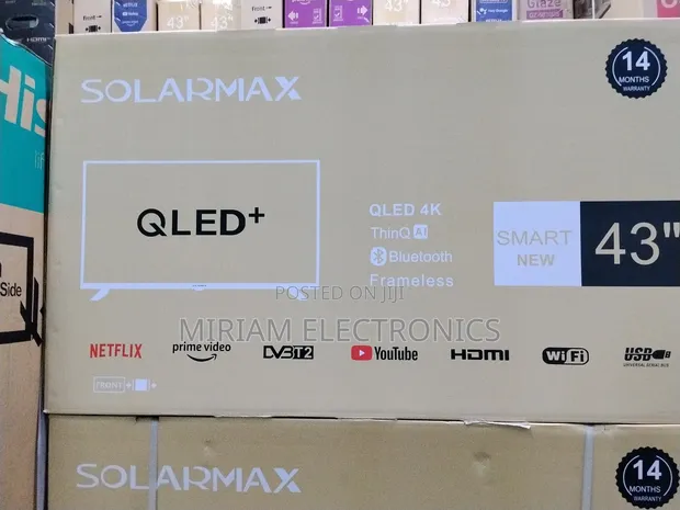 Solarmax 43" Smart Full HD Android QLED TV - 1