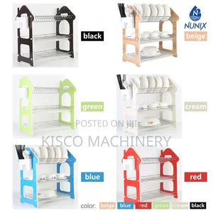 Three Tier Wooden Dish Rack