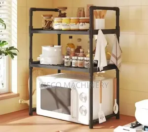 3-Layer Heavy-Duty Microwave Stand