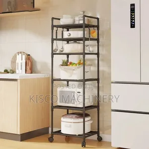 6-Tier Multipurpose Kitchen Storage Rack with Wheels