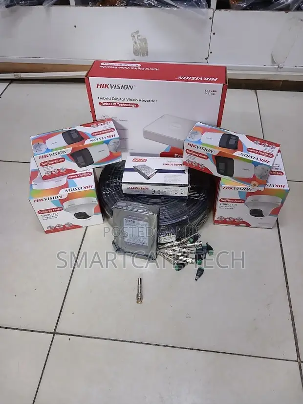 Hikvision CCTV Kit 4 Channel na ColorVu & 2-Way Audio - 1