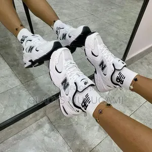New Balance 530 White Black Sizes 36-39