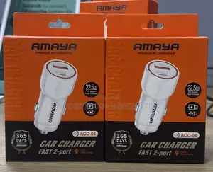 Amaya ACC-04 22.5W Chaja ya Gari Haraka ya Port 2