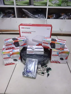 4CH Hikvision CCTV Kit - Full Color, 2-Way Audio