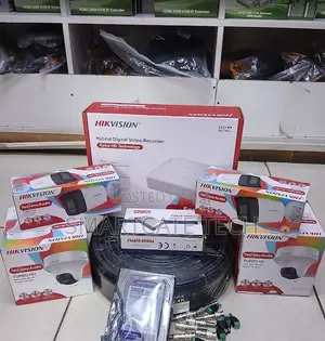 Hikvision 4CH Full Color Security Camera Kit with 2-Way Audio