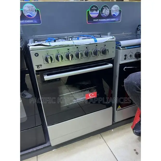 BJS TBP Freestanding Cooker 60x60cm - 3 Gas + 1 Electric - 1