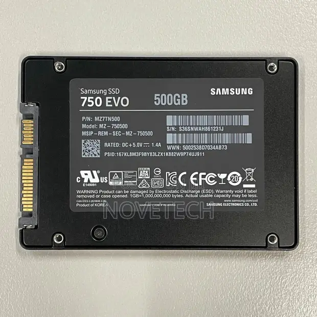 Samsung 750 EVO 500GB 2.5" SATA III SSD - 1