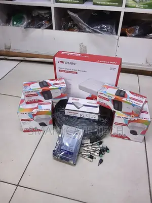 Hikvision 4-Channel CCTV Kit - 2 Dome, 2 Bullet, Full Color