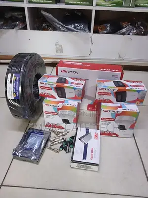 Hikvision 4 Camera Security Kit (2 Dome, 2 Bullet) na Sauti