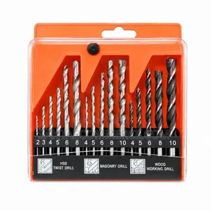 16-Piece Multi-Purpose Drill Bit Set