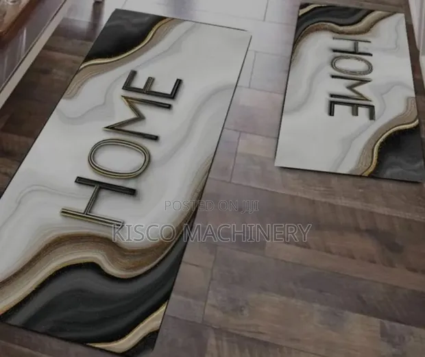 2 Pcs Non-Slip Modern Kitchen Mats - 1