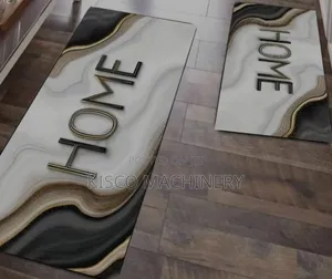 2 Pcs Non-Slip Modern Kitchen Mats