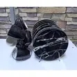 Classy Ceramic Dinnerware Set - 6 Mugs & 6 Plates - 1
