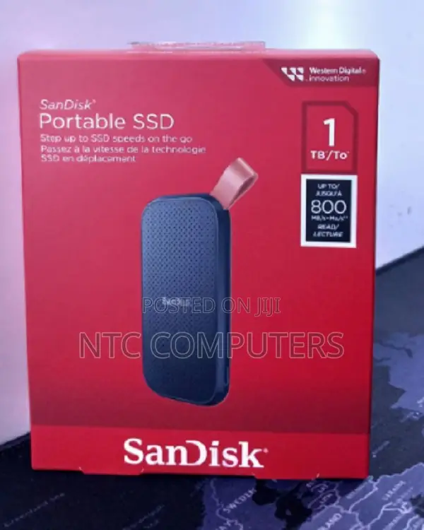 SanDisk Portable SSD E30 1TB USB 3.2 Gen2 - 1