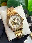 Audemars Piguet Automatic Watch ya Wanaume - Dhahabu - 3