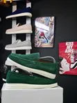 Green Boss Suede Slip-On Loafers - 2