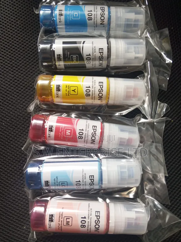 Epson 108 EcoTank Ink Bottles (Set of 6) - 1