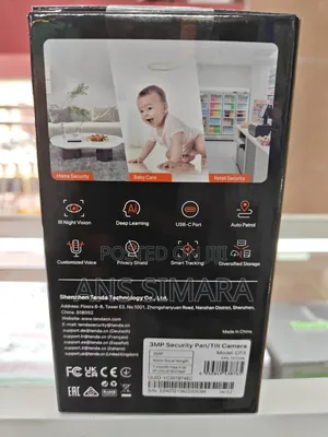 Tenda CP3 Kamera ya Wi-Fi ya 3MP 2K