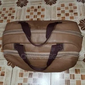 Bb Genuine Leather Large Travel Bag