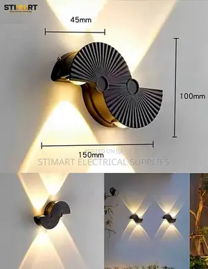 Decorative Fan-Shaped LED Wall Bracket