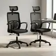 High Back Computer Office Chair - Black - 5